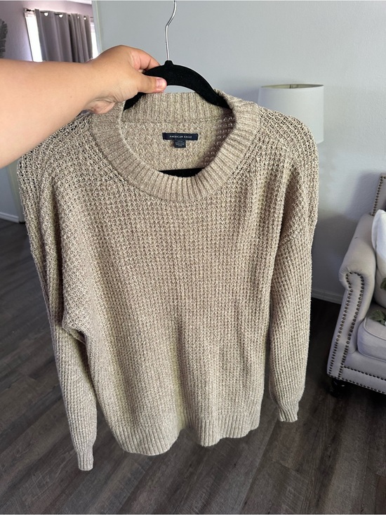 American Eagle Outfitters Sweaters - American Eagle Outfitters Beige Crew Neck Sweater